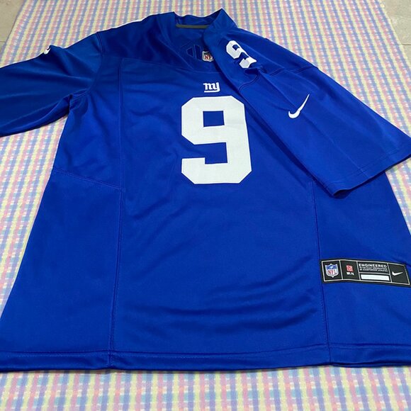 New York Giants Blue Jersey Nabers No. 9 - Picture 3 of 6
